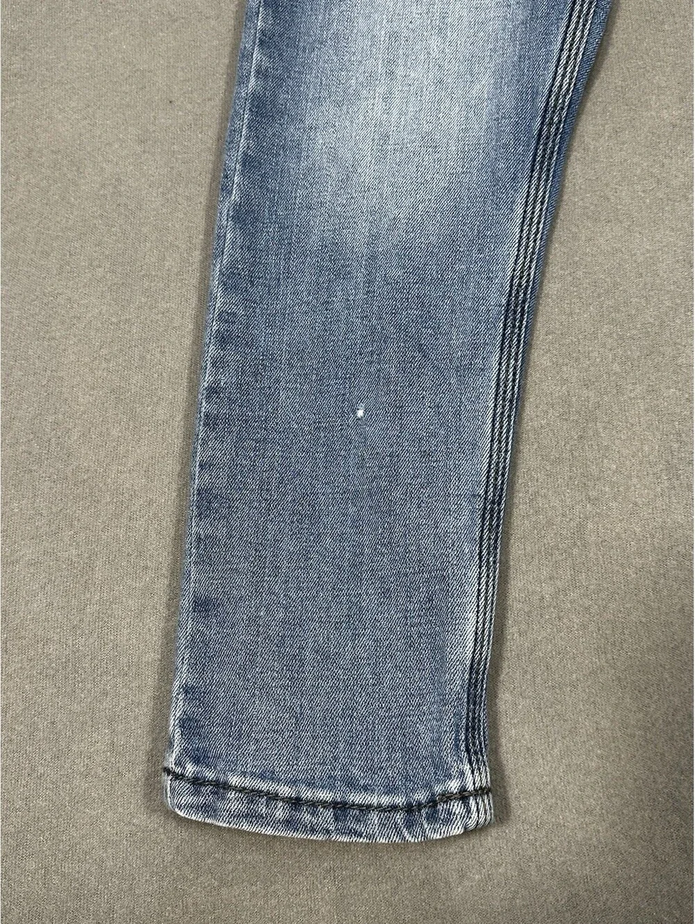 Wrangler Boys Jeans Size 7 Regular Taper Blue Denim Stretch 22x21